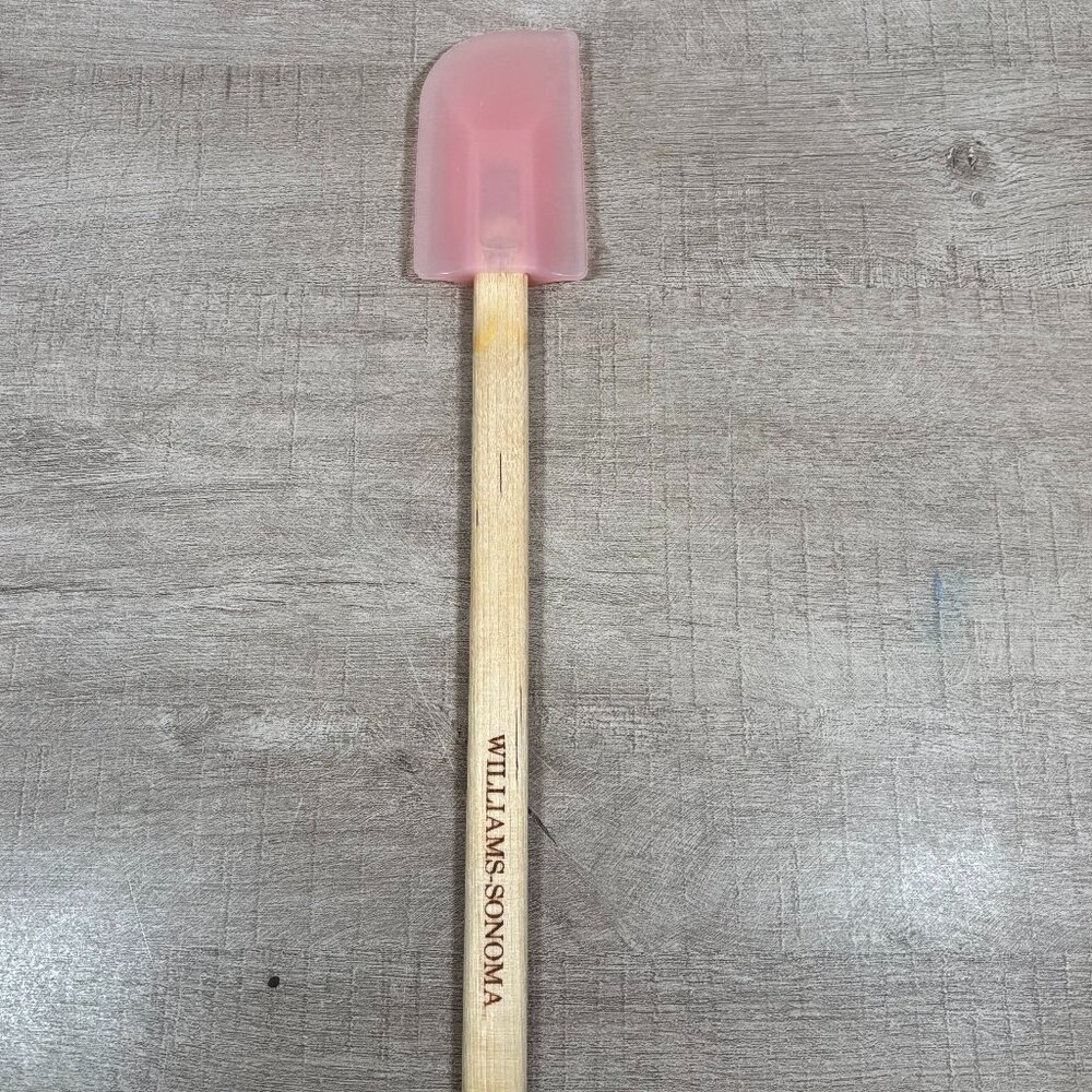 Williams Sonoma Cotton Candy Pink Silicone Scraper Spatula